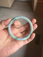 Load image into Gallery viewer, 54.8mm Certified Type A 100% Natural green purple round cut jadeite Jade bangle PJ38-0282
