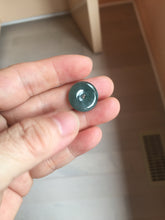 Load image into Gallery viewer, 12-18mm Type A 100% Natural blue light green dark green gray Guatemala Jadeite Jade Safety Guardian Button donuts Pendant group BS142
