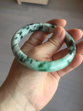 Load image into Gallery viewer, 60mm certified Type A 100% Natural sunny green dark green brown Jadeite Jade bangle AA46-3274
