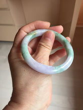 Load image into Gallery viewer, 52.5mm Certified 100% natural Type A sunny Green Brown Purple(Fu Lu Shou) jadeite jade bangle PH248-0503
