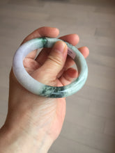 Load image into Gallery viewer, 56mm certified 100% natural Type A light green brown purple jadeite jade bangle AA31-4076
