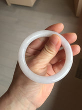 Load image into Gallery viewer, 52.5mm Type A 100% Natural light pink/purple round cut Jadeite Jade bangle BH126-8037

