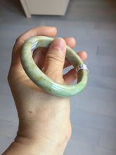 Load image into Gallery viewer, 56.5mm certified Type A 100% Natural light green/yellow/white Jadeite Jade bangle AZ197-2732
