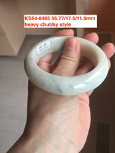 Load image into Gallery viewer, Sale! Type A 100% Natural dark green/white/black Jadeite Jade bangle with defects group 3
