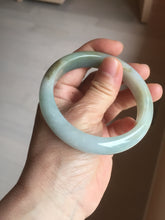 Load image into Gallery viewer, 57mm Certified Type A 100% Natural light green blue brown jadeite Jade bangle PC94-0362
