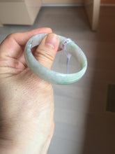 Load image into Gallery viewer, 50.5mm certified 100% natural Type A sunny green/light purple jadeite jade bangle PC42-0687
