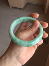 Load image into Gallery viewer, 57.5mm Certified Type A 100% Natural sunny green yellow white Jadeite bangle PC163-8119
