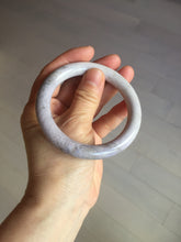 Load image into Gallery viewer, 56.8mm 100% natural light purple round cut Coral Jade (珊瑚玉) bangle SY123
