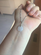 Load image into Gallery viewer, 100% Natural sunny green icy watery apple jadeite Jade beads pendant PC122 (Add on item. No sale individually)
