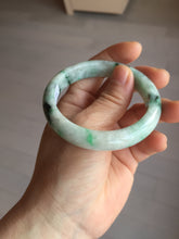 Load image into Gallery viewer, 53.5mm certified type A 100% Natural sunny green light green Jadeite Jade bangle PA261-2991
