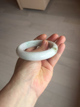 Load image into Gallery viewer, 58.8mm Certified Type A 100% Natural white/ green Jadeite Jade bangle PA3-3512 ($29.99 group)
