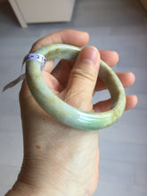 Load image into Gallery viewer, 56.5mm certified Type A 100% Natural light green/yellow/red/white Jadeite Jade bangle AZ196-2756
