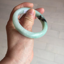 Load image into Gallery viewer, 54mm Certified Type A 100% Natural apple green dark green Jadeite Jade bangle BM23-0236
