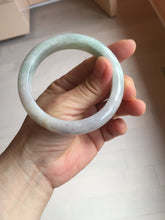 Load image into Gallery viewer, 56.5mm certified 100% natural Type A light green purple red(FU LU SHOU) jadeite jade bangle PC136-9157
