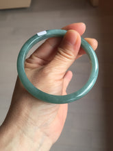 Load image into Gallery viewer, 59.2mm Certified Type A 100% Natural green/blue/black/gray/black Guatemala slim Jadeite bangle PF11-5873
