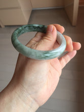 Load image into Gallery viewer, 57mm Certified 100% natural Type A light green/purple white Whispers of the Spring Breeze jadeite jade bangle PH98-5427
