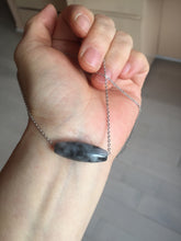 Load image into Gallery viewer, 100% Natural black/white WuJi(乌鸡) jadeite jade Olives shape dzi bead(heaven's bead 天珠) Pendant bracelet group PF49
