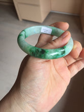 Load image into Gallery viewer, 54mm certified 100% natural Type A sunny green jadeite jade bangle PB165-4664
