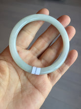 Load image into Gallery viewer, Shopify only 5385mm Certified 100% natural Type A light green white jadeite jade bangle AX135-0224 add on item
