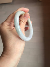 Load image into Gallery viewer, 53.4mm certified 100% natural Type A gray green white purple round cut jadeite jade bangle AA122-4914
