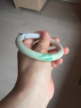 Load image into Gallery viewer, AllaboutjadeCanada.com only 56mm certified Type A 100% Natural sunny green/white/purple/brown(FU LU Shou) round cut Jadeite Jade bangle AF78-8925 Add on item
