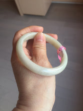 Load image into Gallery viewer, 57.9mm certified Type A 100% Natural beige yellow Jadeite Jade bangle G45-6731
