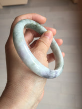 Load image into Gallery viewer, 66.5mm certified 100% natural Type A ligit green purple white gray Breeze of Provence series(普罗旺斯的风)  jadeite jade bangle AZ171-1025
