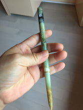Load image into Gallery viewer, 17-18cm 100% Natural Green Blue Yellow Xiu Jade (Serpentine) Quiet Country Serial Hairpin AW69
