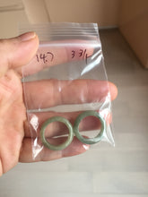 Load image into Gallery viewer, Size 2-9 1/2 100% natural type A dark green jadeite jade band ring BL24 add-on items

