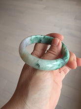 Load image into Gallery viewer, 51.5mm certified 100% natural Type A sunny green/purple/yellow(FU LU SHOU)  jadeite jade bangle BK45-5080
