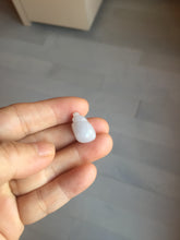 Load image into Gallery viewer, Type A 100% Natural green white purple 3D Jadeite conch pendant PD188
