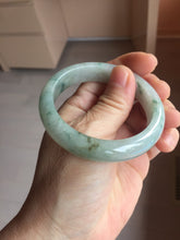 Load image into Gallery viewer, 52.3mm Certified Type A 100% Natural light green white Jadeite bangle PB290-3360
