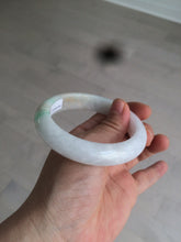 Load image into Gallery viewer, 57.6mm certified type A 100% Natural sunny green jadeite jade bangle AY52-1481
