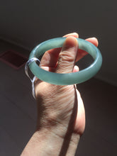 Load image into Gallery viewer, 59mm Certified Type A 100% Natural icy watery dark green/blue/gray/black Guatemala Jadeite bangle BS156-0131
