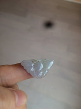Load image into Gallery viewer, 100% Natural light green 3D Jadeite Jade butterfly pendant KS99
