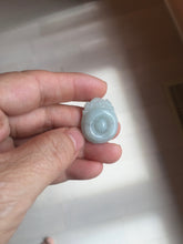 Load image into Gallery viewer, 100% Natural Type A Light Green Gray Jadeite Jade Lucky Fortune Seashell (福贝) Pendant Group PH235
