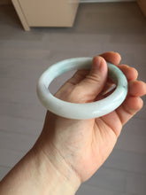 Load image into Gallery viewer, 60mm Certified Type A 100% Natural sunny green white Jadeite bangle PA263-3841
