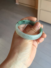 Load image into Gallery viewer, 52.5mm Certified 100% natural Type A light green/sunny green Whispers of the Spring Breeze jadeite jade bangle PA230-2380
