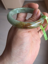 Load image into Gallery viewer, 48.9mm CertificatedType A 100% Natural green/yellow jadeite jade bangle F113-7245
