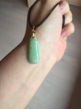Load image into Gallery viewer, 100% natural type A sunny  green yellow blessed melon 福瓜) Jadeite Jade pendant group PB52
