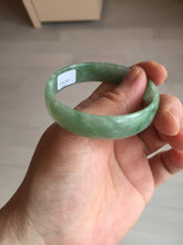 Load image into Gallery viewer, 52.5mm certified natural 100% natural Type A sunny green thin jadeite jade bangle E136-0937
