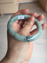 Load image into Gallery viewer, AllaboutjadeCanada.com only 57mm certified Type A 100% Natural dark green gray Jadeite Jade bangle PJ89-6651 Add on item
