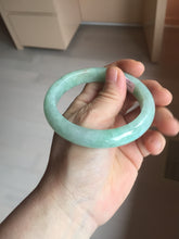 Load image into Gallery viewer, 58mm certified 100% natural Type A sunny green red jadeite jade bangle PB167-4661
