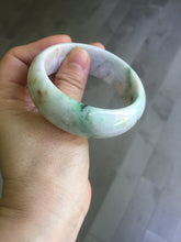Load image into Gallery viewer, 54mm Certified type A 100% Natural sunny green/purple/yellow(Fu LU SHOU) Jadeite bangle BN61-1736
