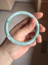 Load image into Gallery viewer, 60mm Certified Type A 100% Natural green round cut jadeite Jade bangle PJ40-0277
