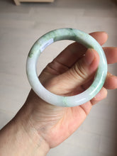 Load image into Gallery viewer, 54mm Certified type A 100% Natural green purple white Jadeite bangle BP175-1053
