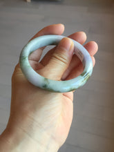 Load image into Gallery viewer, 52mm certified natural 100% natural Type A dark green brown purple jadeite jade bangle E151-4139
