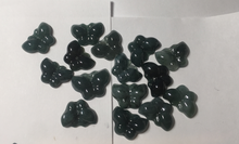 Load image into Gallery viewer, 100% Natural type A icy watery  light dark green/blue/gray/black Guatemala Jadeite Jade butterfly pendant BP177
