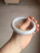 Load image into Gallery viewer, 62.5mm certified 100% natural Type A light purple/white jadeite jade bangle PA11-6113
