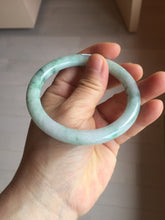 Load image into Gallery viewer, 56.9mm certified Type A 100% Natural green with green floating flowers Green Vines and Spring Blossoms(青藤与飞花)  round cut Jadeite Jade bangle PH216-3253
